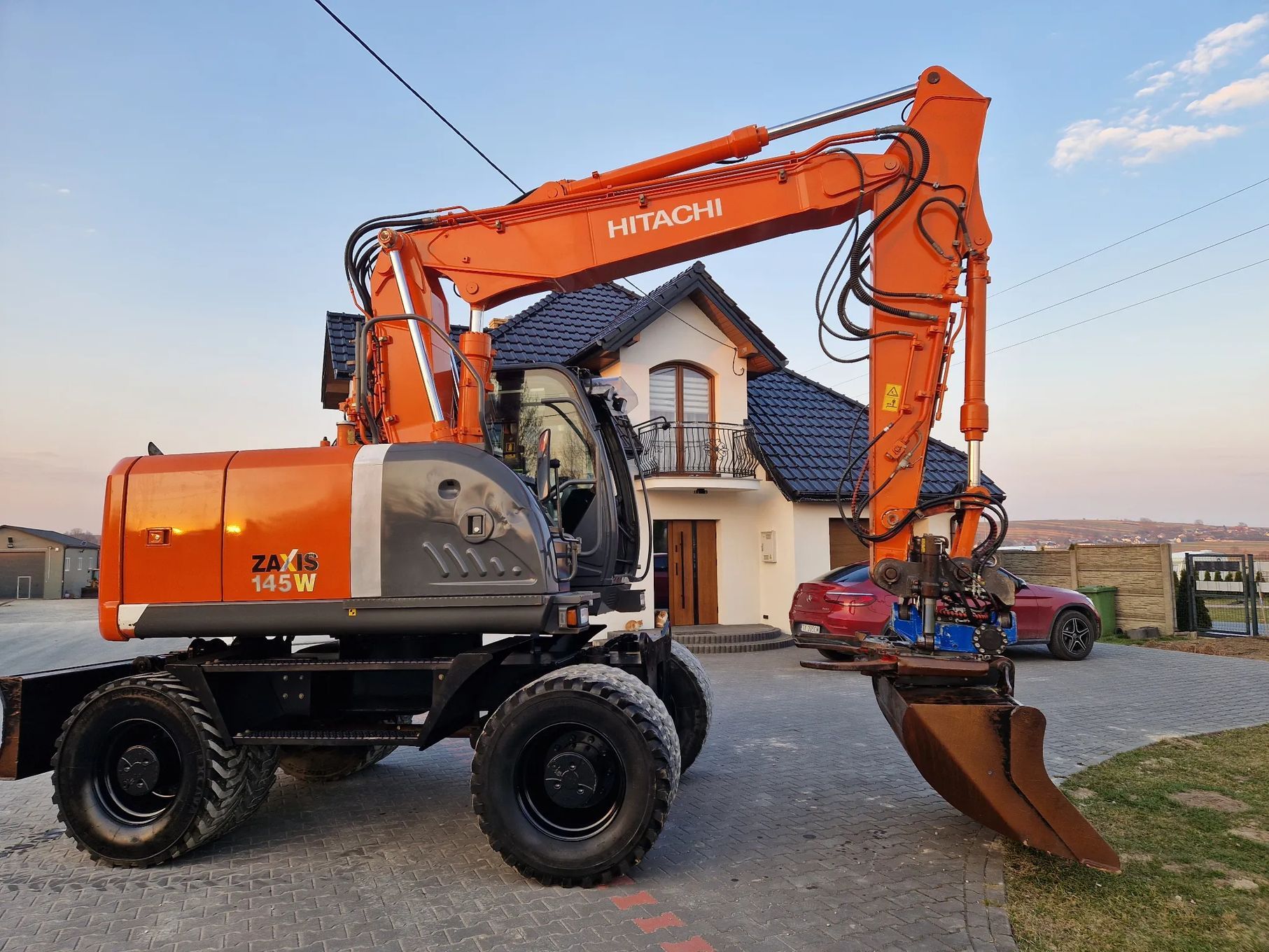Hitachi ZX145  Cat/ Liebherr/Volvo/ Rototilt szczypce