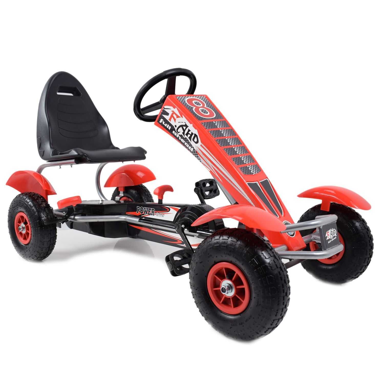 Mega Gokart Pompowane koła do 60kg