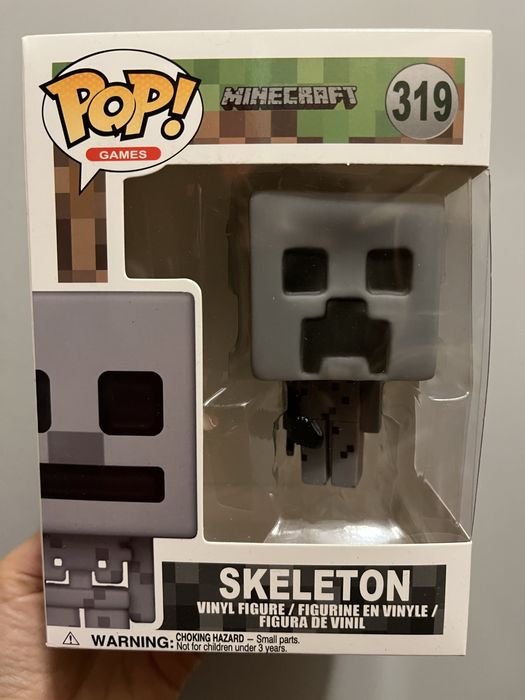 Boneco Figura Minecraft Skeleton