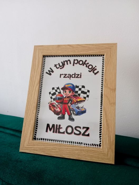 Personalizowana ramka do pokoju dziecięcego