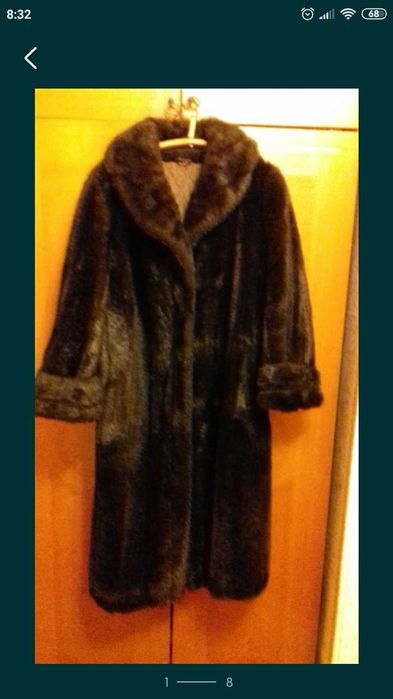 Дубленка шуба женская 50-52  слегка б/у