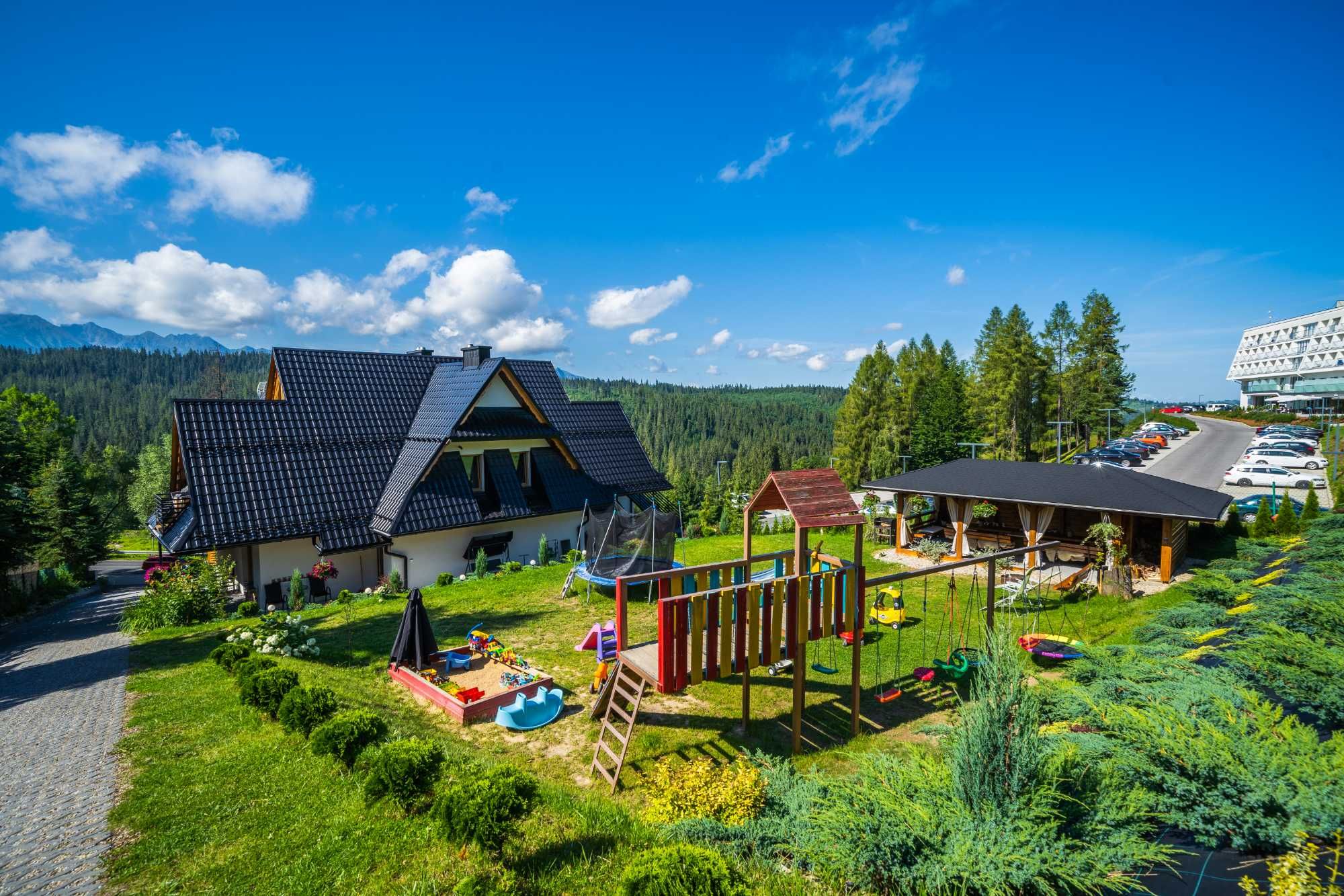 Domki-Apartamenty 4 min na Termy, widoki na Tatry, sauna i ruska bania