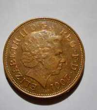 Монета 2 пенса Великобритания 2001 года 1988 года