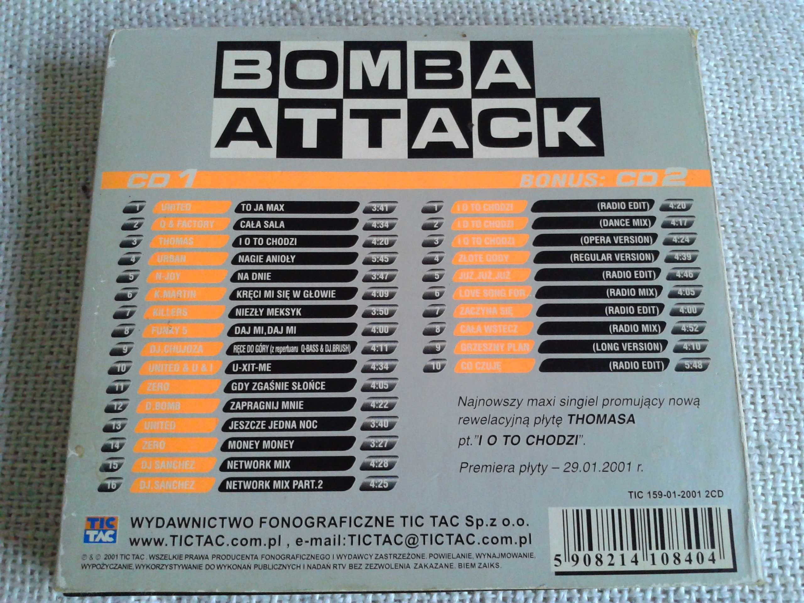 Bomba Attack  2CD