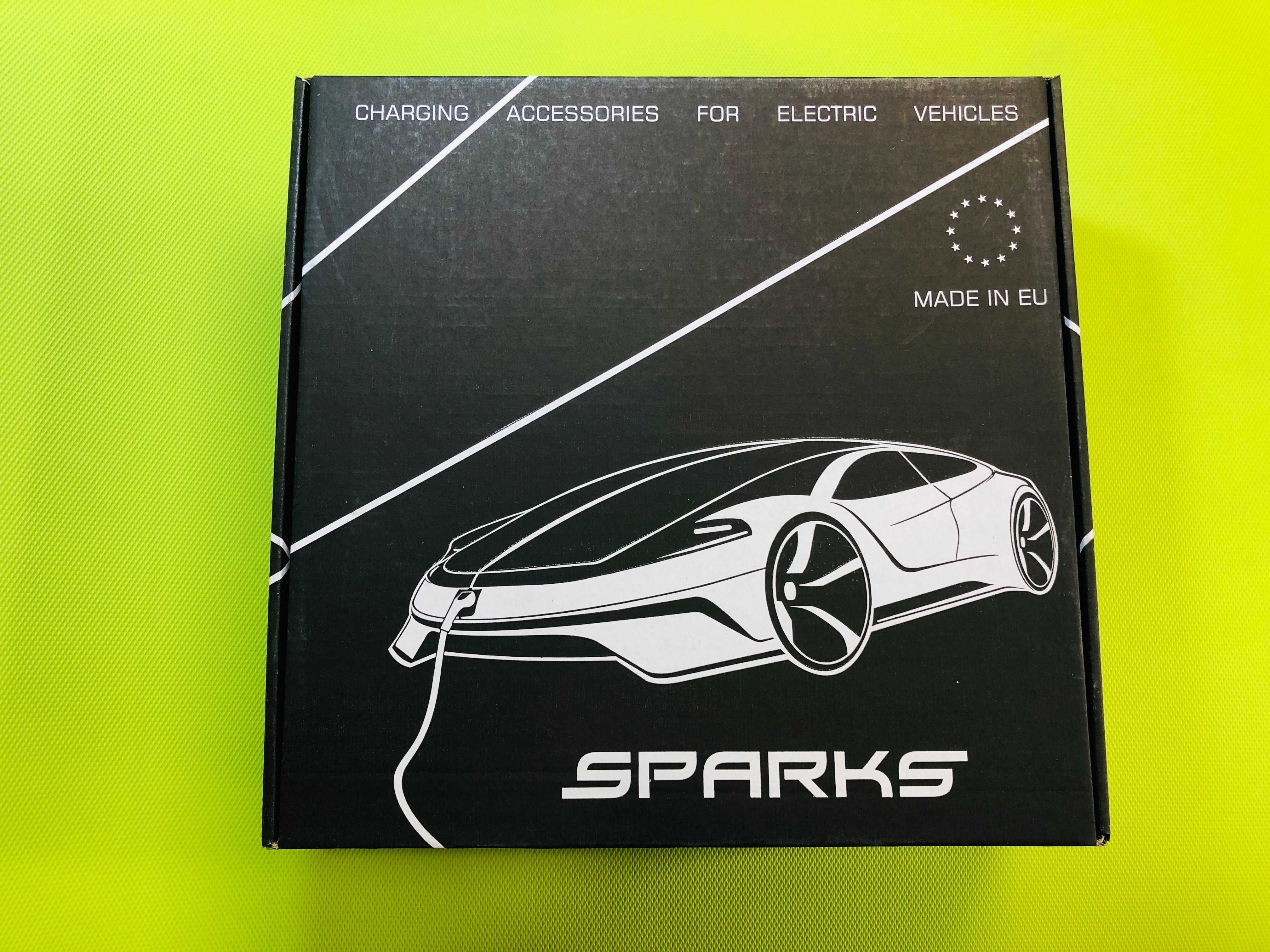 Зарядний пристрій зарядка SPARKS для Tesla USA (+ адаптер) 7.7кВт 32А