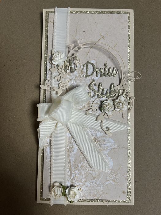 Kartka Ślubna w beżach