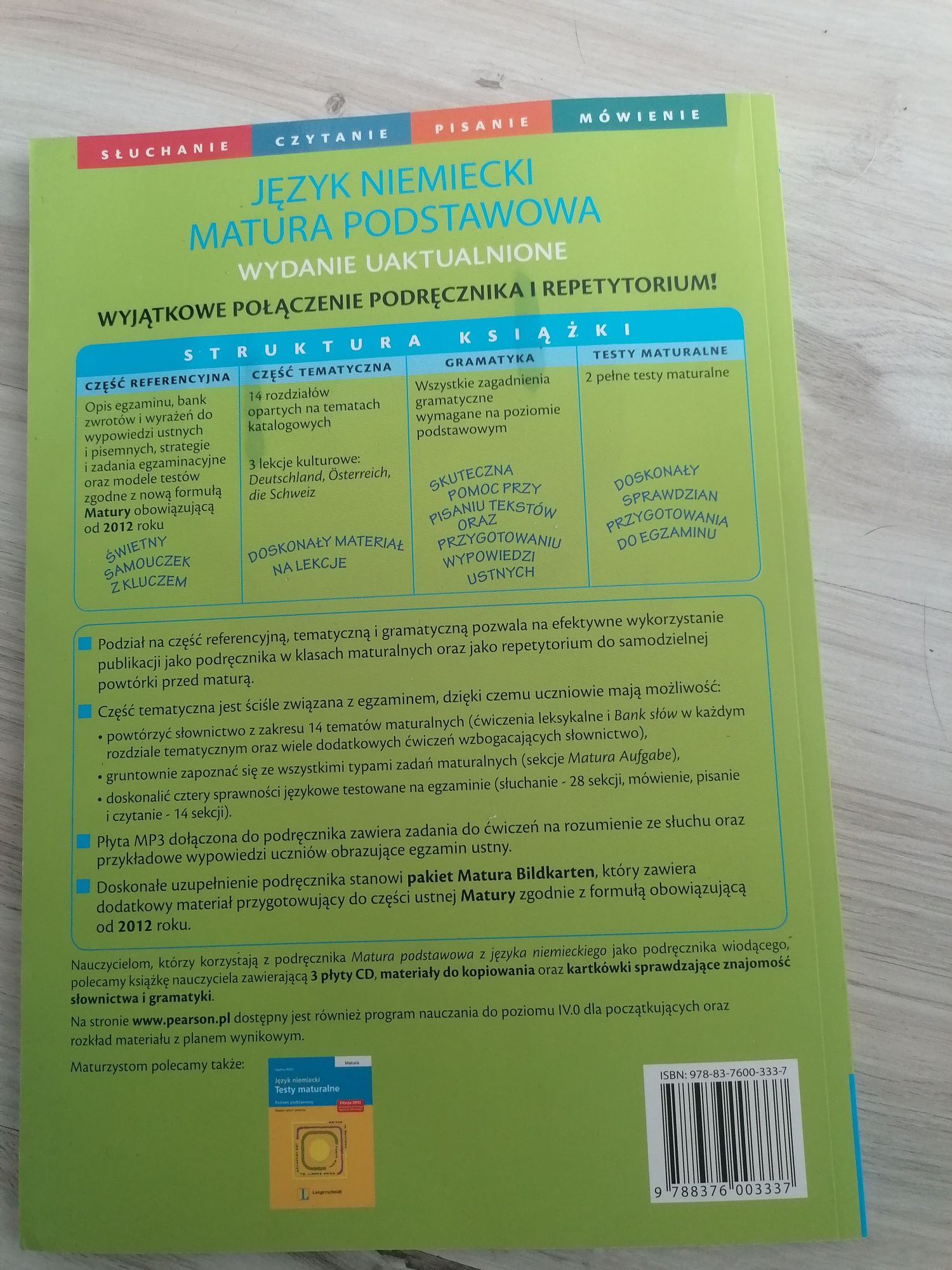 Podręcznik i repetytorium z testami z języka niemieckiego