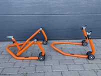 Stojak motocyklowy KTM paddock przód tył