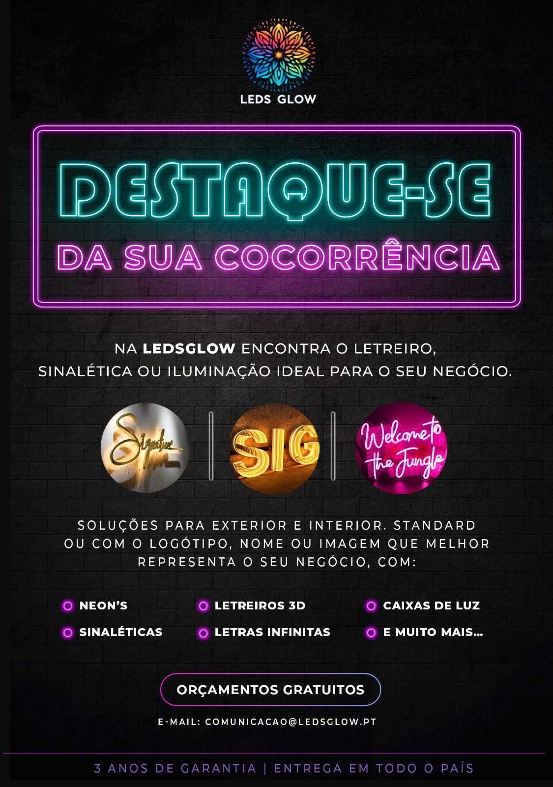 Letras Caixa de Luz -Monobloco-Reclames Luminos Personalizados Premium