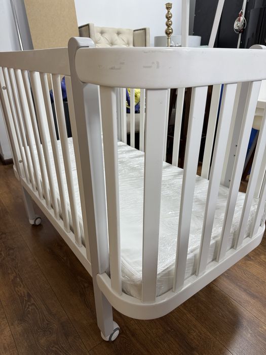 Дитяче ліжечко Верес Монако з новим матрацем