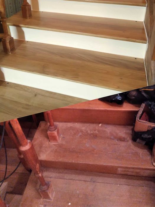 Cyklinowanie bezpyłowe parkietów, renowacja podłóg i schodów.