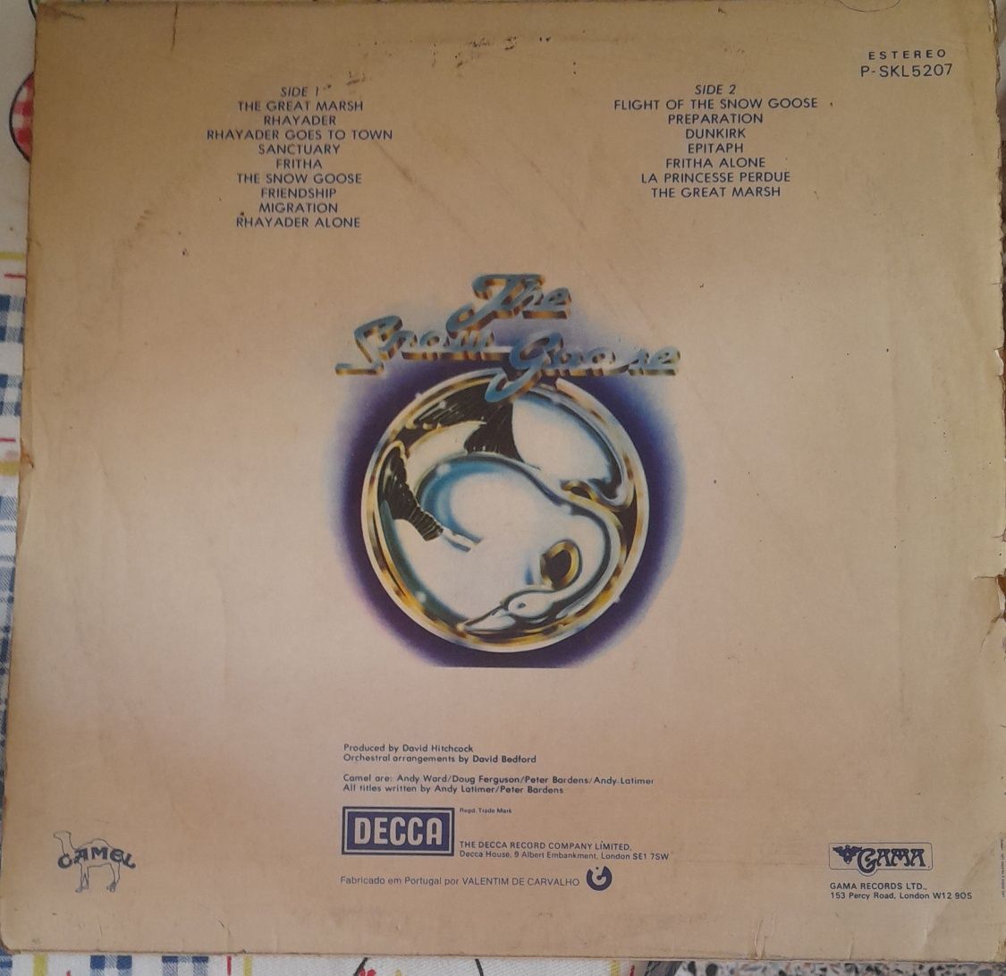 Lp Camel Snow Goose 1975