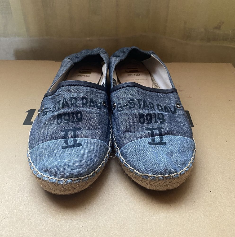 Мокасины слипоны g-star raw, 37р