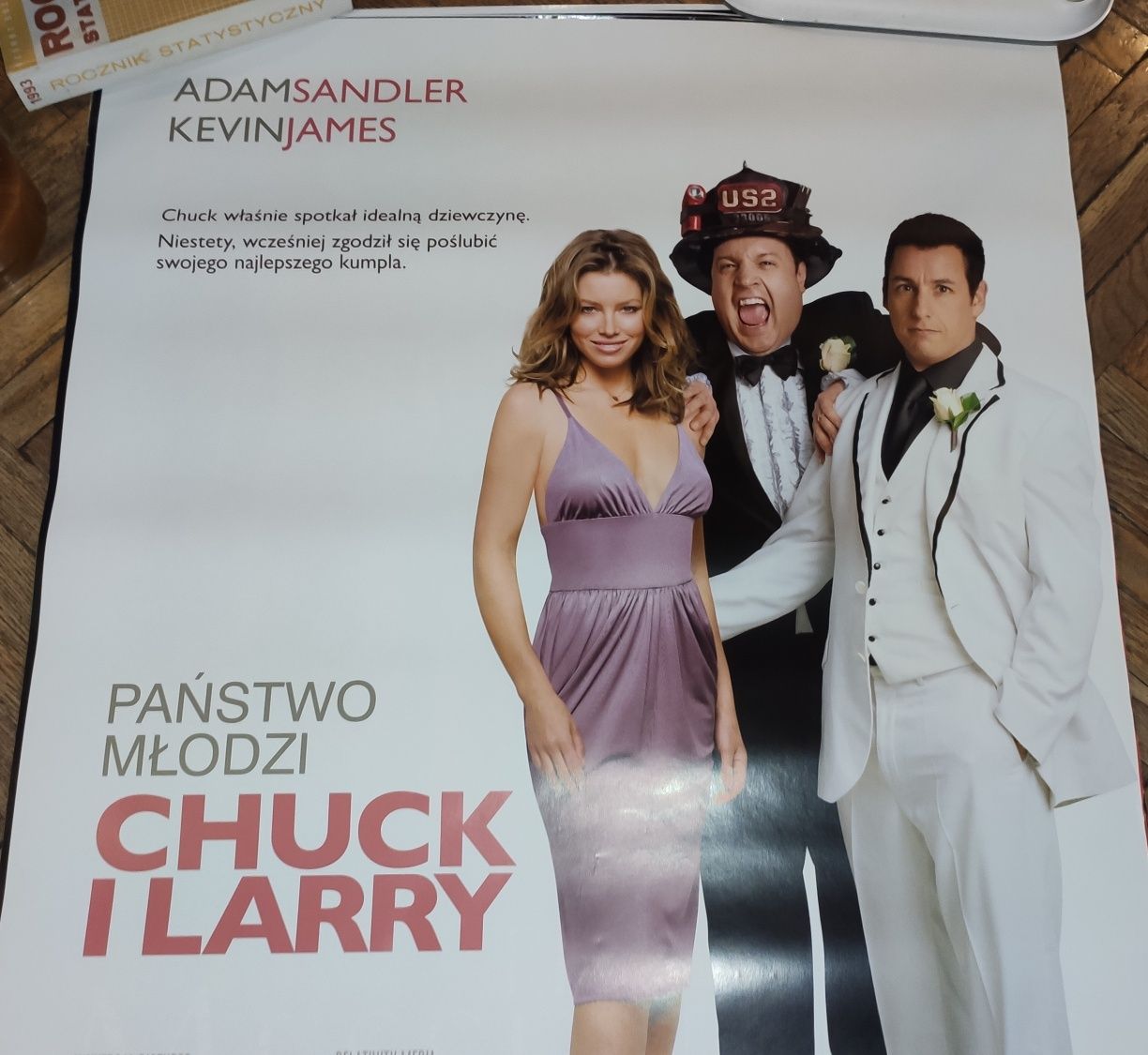 Chuck i Larry plakat filmowy oryginalny Państwo młodzi