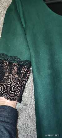 Зелёное платье, размер 46-48