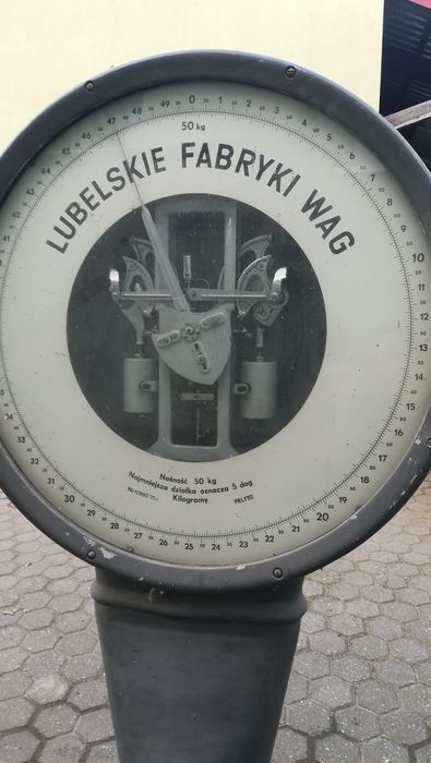 Retro stara waga przemysłowa 1975r