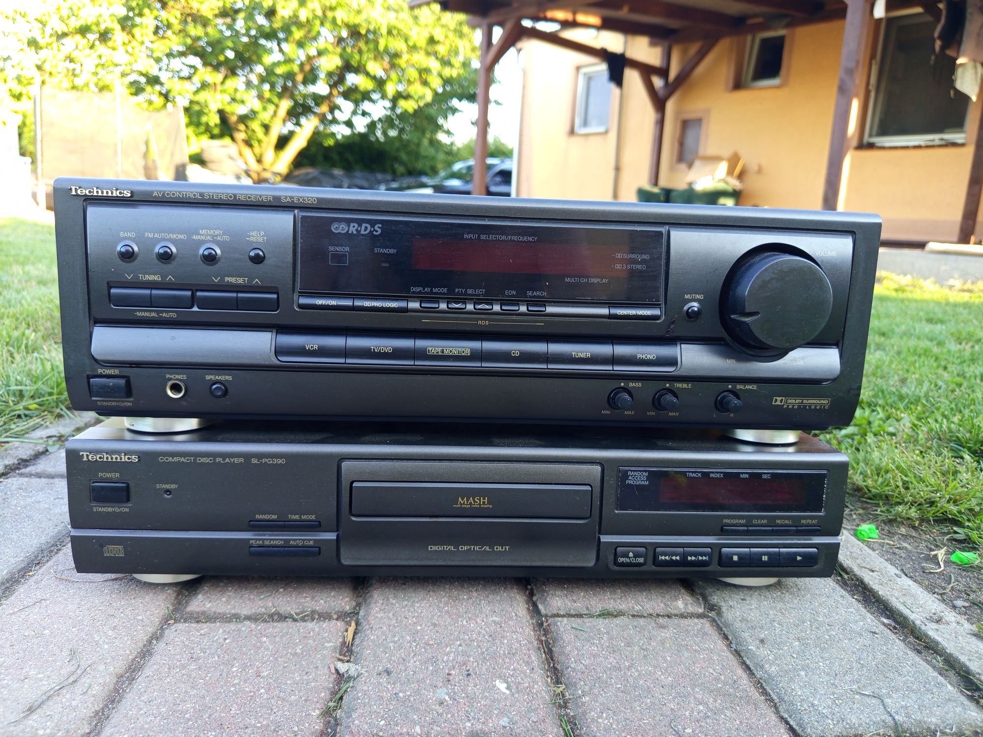Tuner Technics sa-ex320 + dokumenty + CD gratis