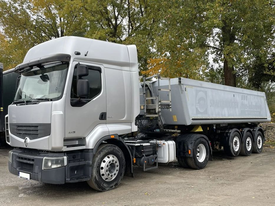 Renault Premium 460 DXI  Renault Premium hydraulika i wywrotka patelnia Schmitz 2015