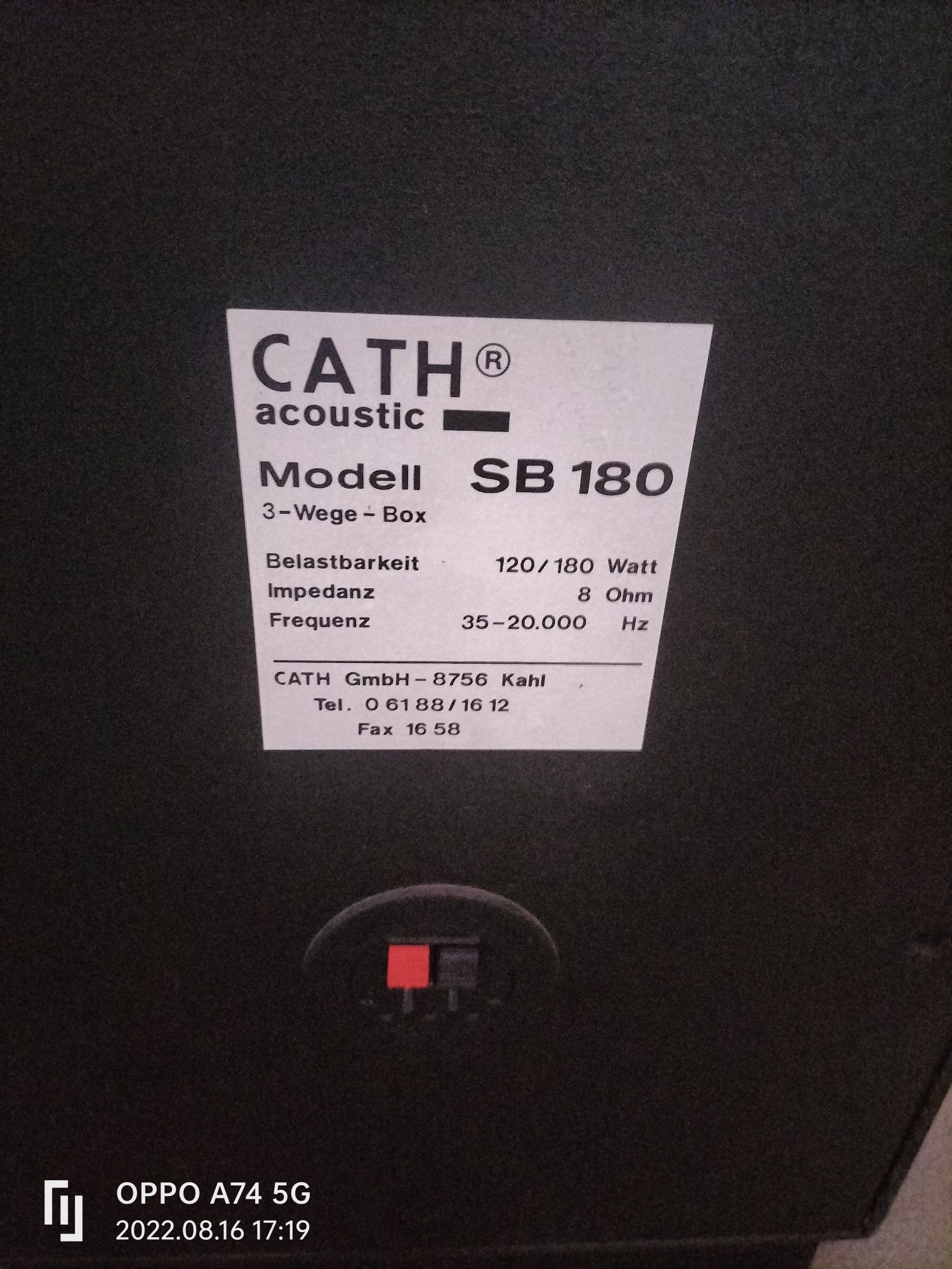 Kolumny CATH SB 180
