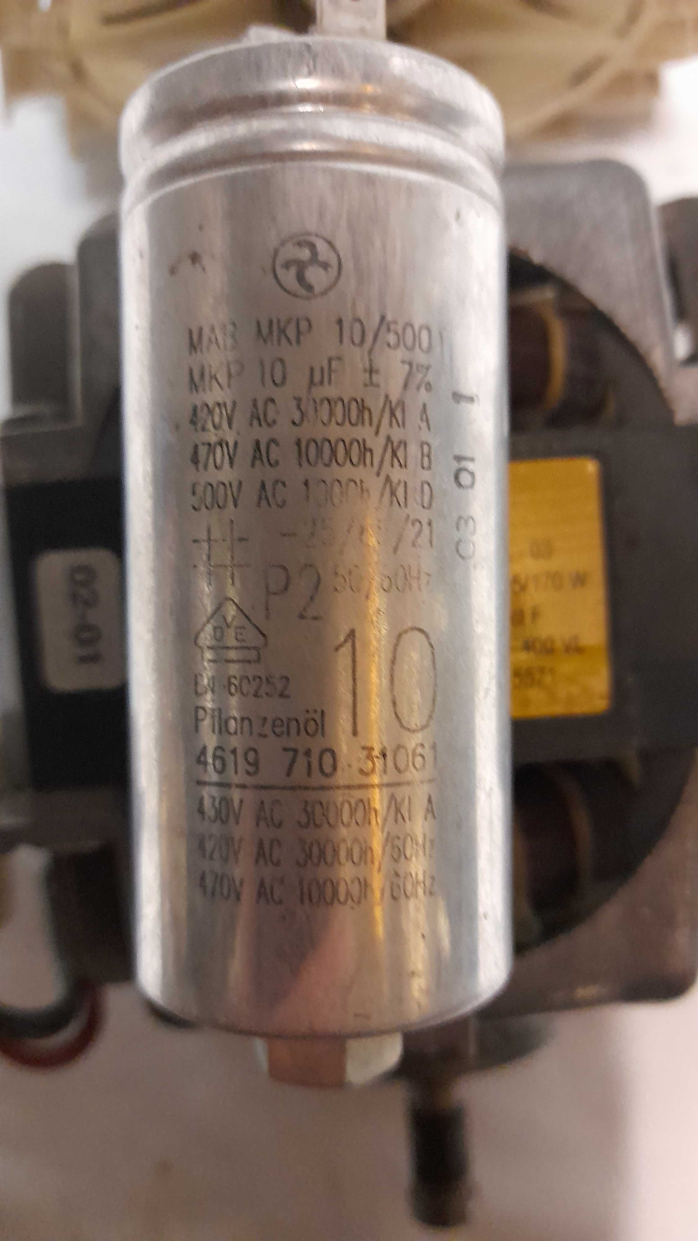 Silnik od automatycznej suszarki do ubrań, Simens Siwatherm 6000.