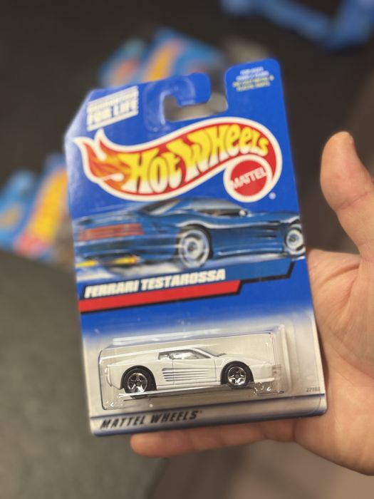 Hot Wheels białe Ferrari Testarossa, unikat z 1999r! 25 lat! Matchbox