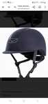 Kask jeździecki Comfort Glory, XS, obwód głowy 49-51 cm, granatowy