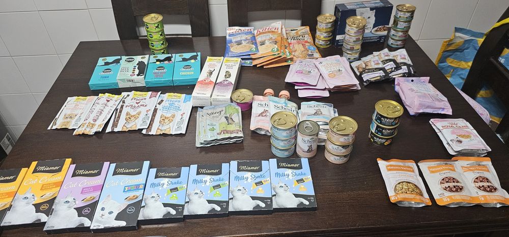 Alimentação de gatos