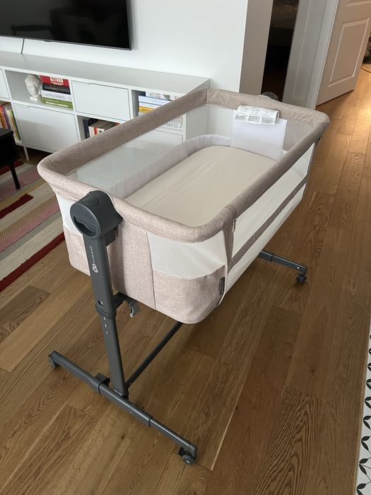 Łóżeczko Kinderkraft Neste Up 2 + materac Manufaktura Materacy