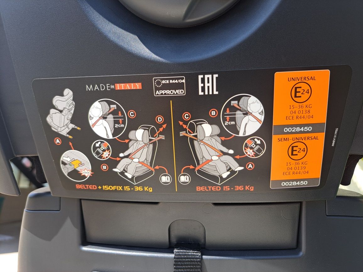 Cadeiras criança c/isofix