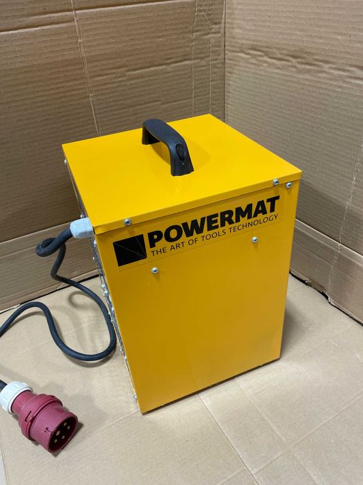 Nagrzewnica 400V 6kW 3 faz termostat 3 biegi Grzejnik Dmuchawa Farelka