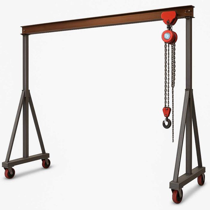 suwnica bramowa jezdna , wyciągarka ręczna, wózek jezdny