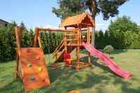 Plac zabaw dla dzieci drewniany 3 m ślizg dostawa i montaż CAŁA POLSKA