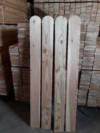 Sztacheta drewniana modrzewiowe  1m 4,50zł za szt