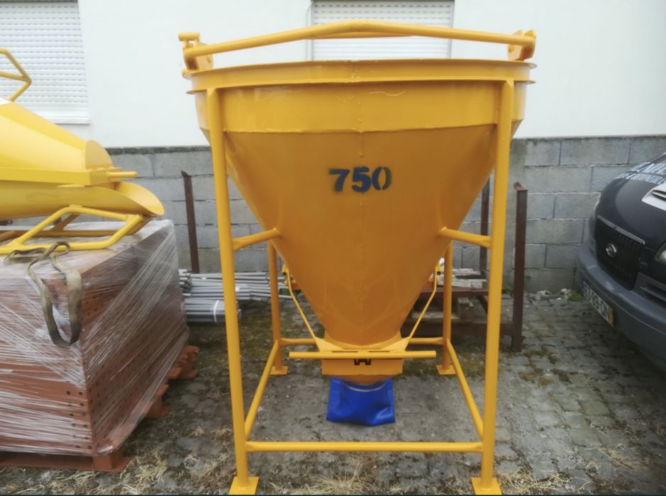 Balde p/ manga descarga pelo fundo 750lts