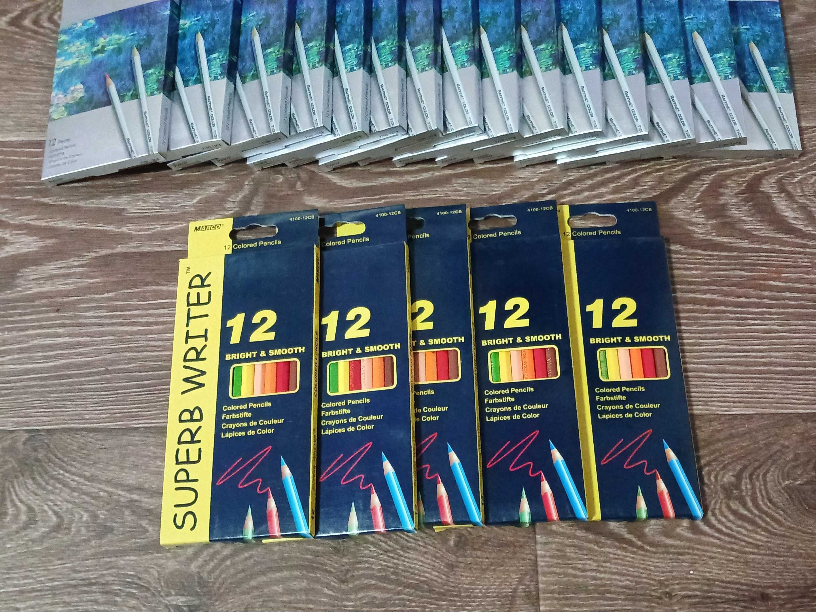Олівці Marco  Softy Color Pencils Карандаши Marco Superb Writer 12 шт