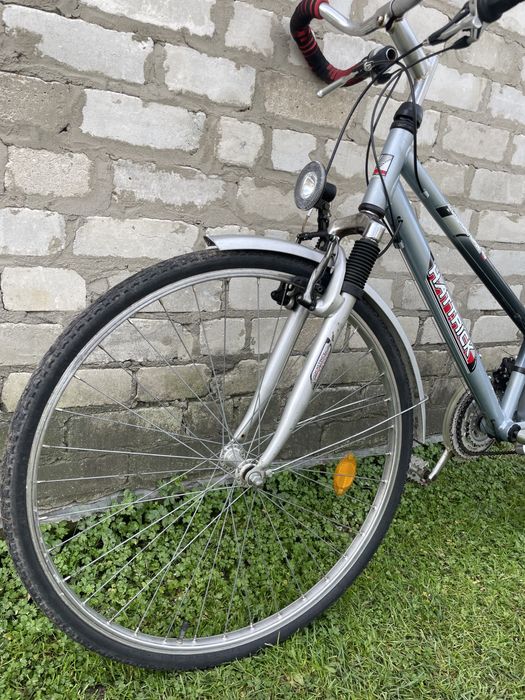 Продам велосипед на 28 колесах з алюмінієвою рамою, Перекиди sram, 21