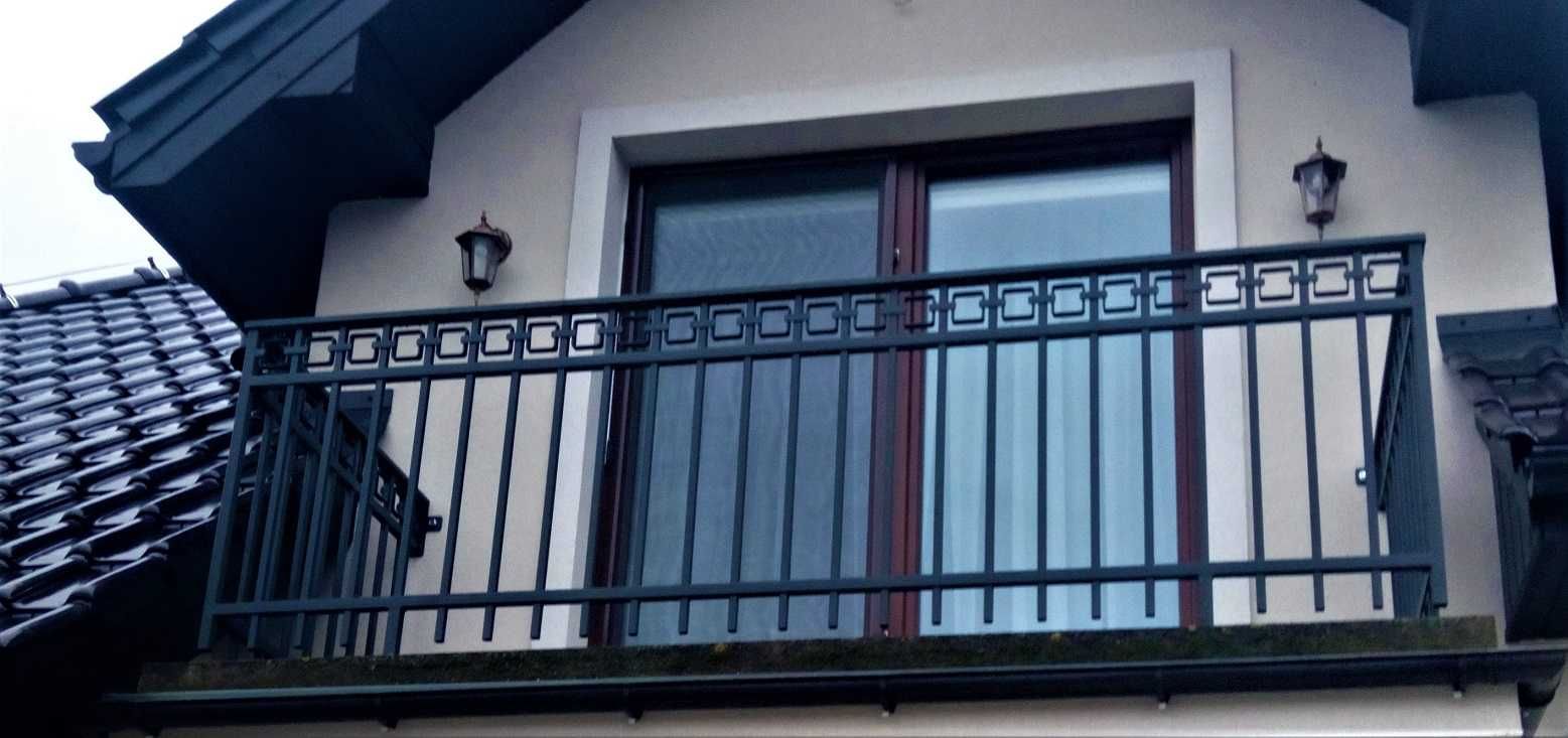 Balkon Balustrada Balkonowa Schodowa Brama Ogrodzenie Barierka