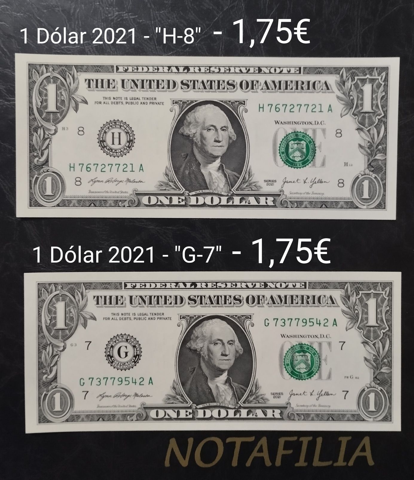 Notas dos E.U.A e Brasil