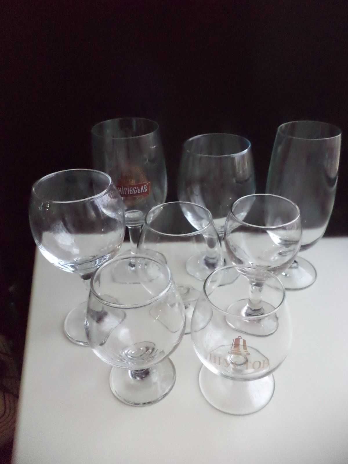 Бокалы хрустальные Шустов