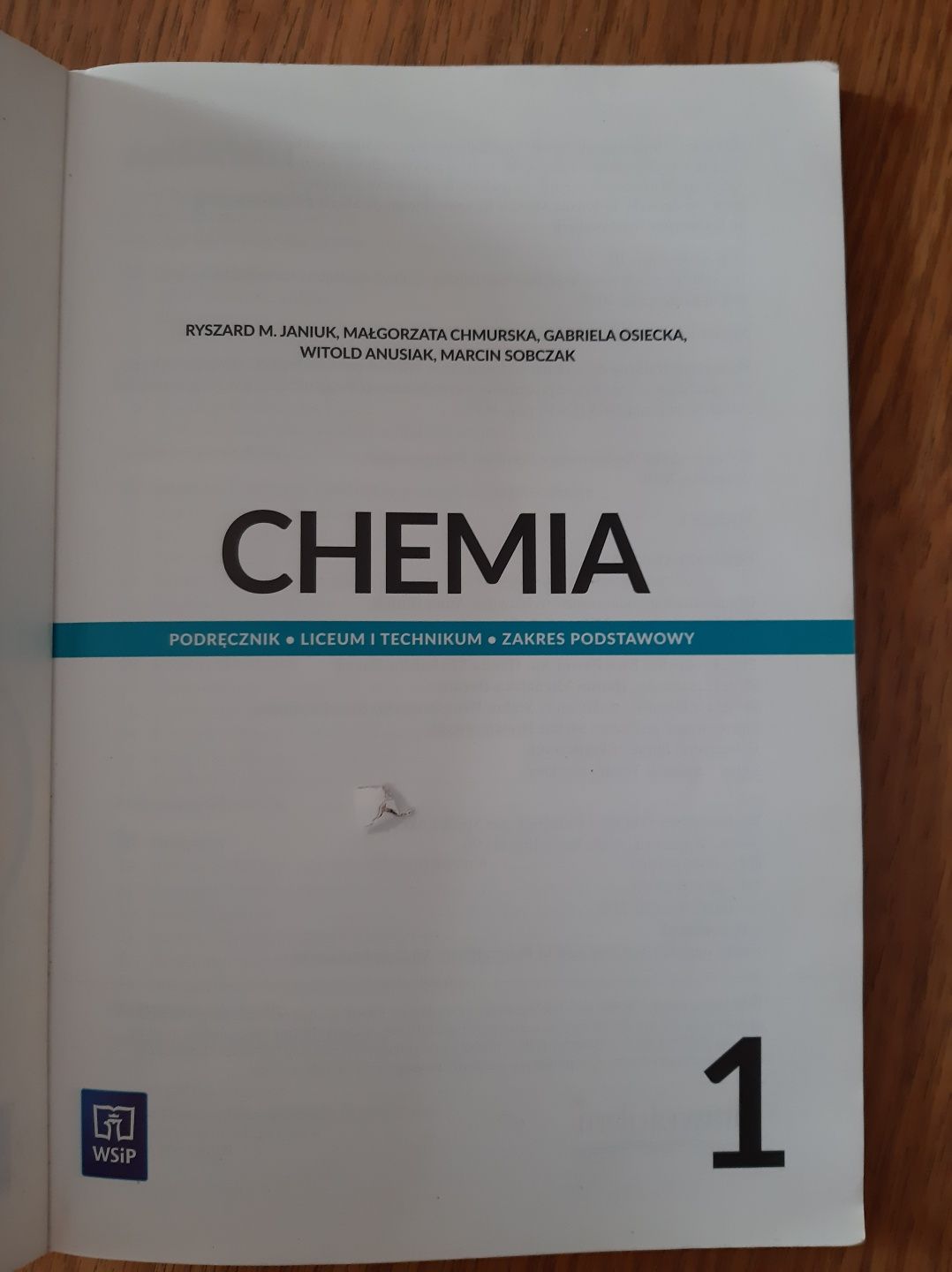 Chemia 1 podręcznik