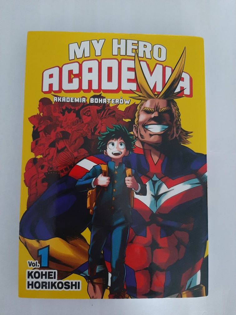 MANGA My Hero ACADEMIA Akademia Bohaterów cz 1-7 i cz 18