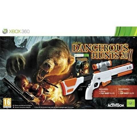 X360 Cabela's Dangerous Hunts 2011 + Kontrolerem Top Shot Elite Komple