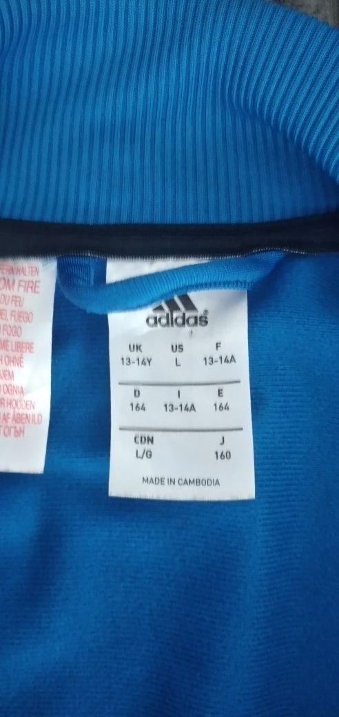 Bluza Adidas niebieska