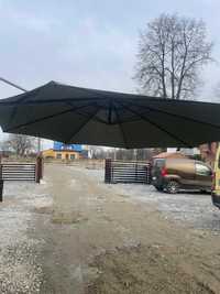 Parasol ogrodowy khaki 12C/8