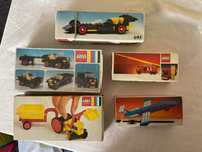 Lote de legos antigos completos com instruções