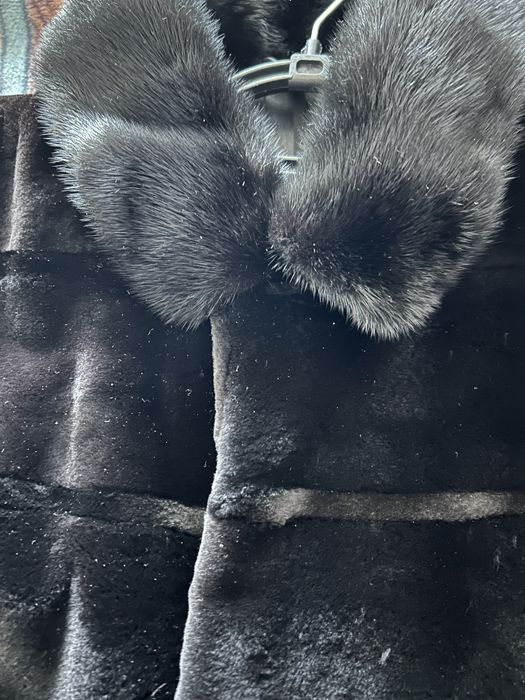 Чоловічий кожушок зі стриженої норки