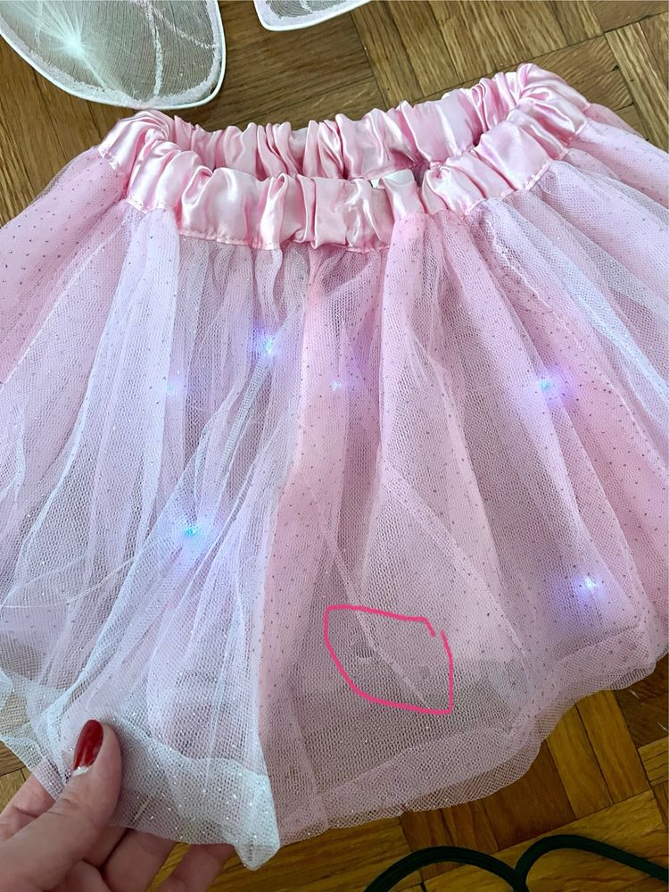 Fantasia borboleta com Led
