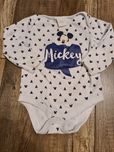 Body dlugi rękaw dziecięce niemowlęce disney baby 80 mickey