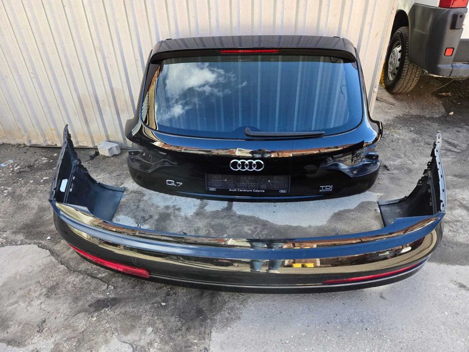 Zderzak Tył Tylny Kompletny AUDI Q7 4L LIFT PDC LC9X 10- 15rok