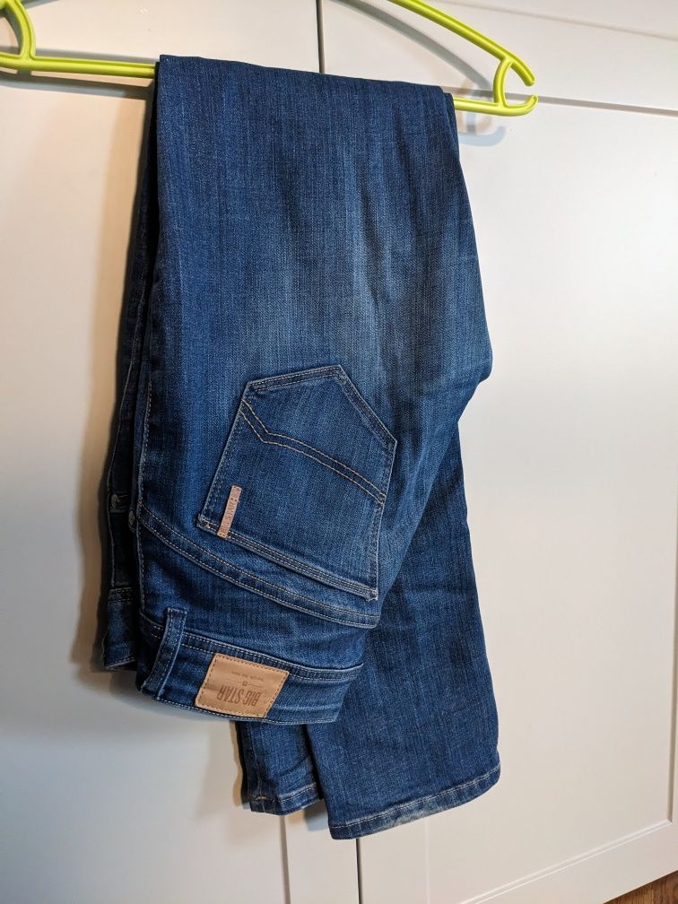 Jeansy Big Star 28/32 spodnie damskie slim fit straight proste dżinsy